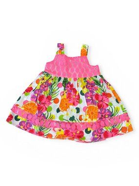 Youngland Baby Girl Lace Floral Sundress 12 Months